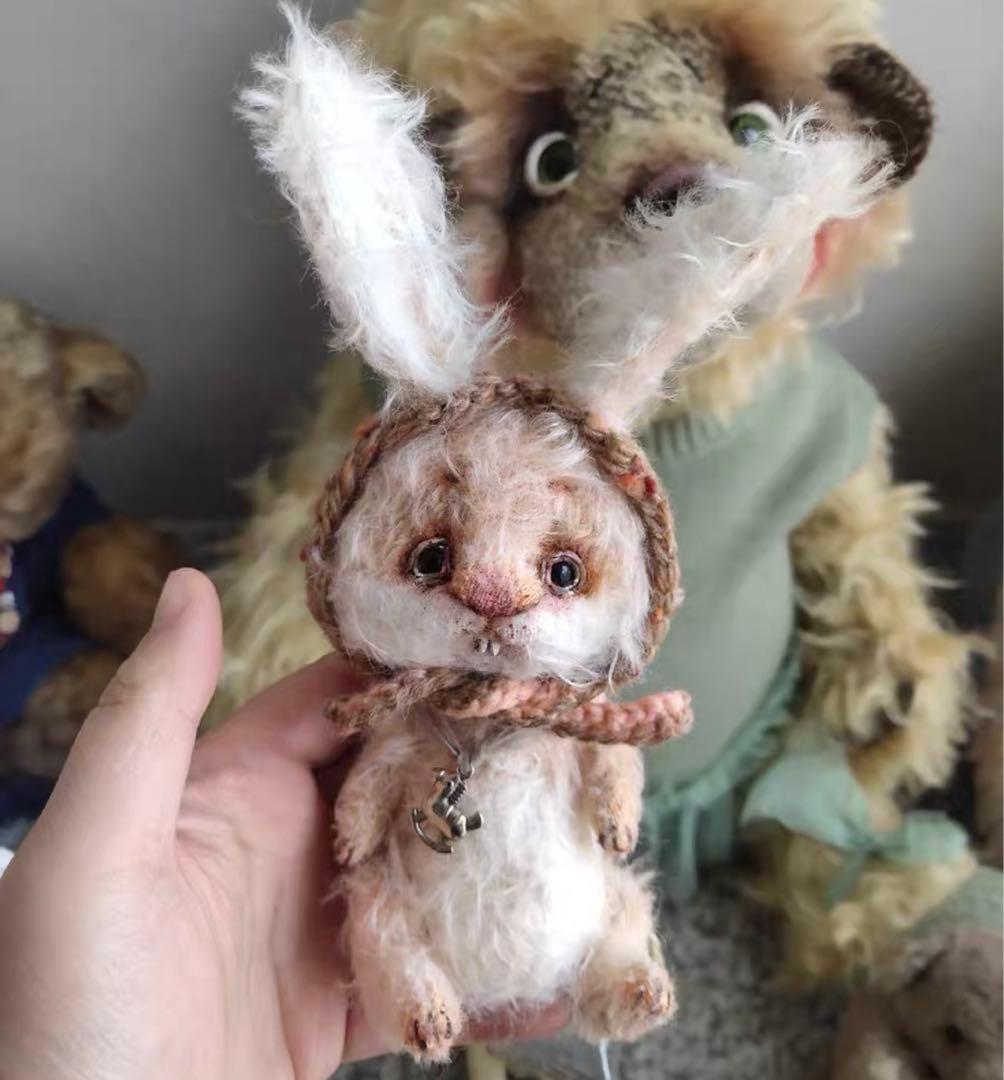 優しいキツネさん アーティストベア 海外作家様 ハンドメイド ぬいぐるみ 置物