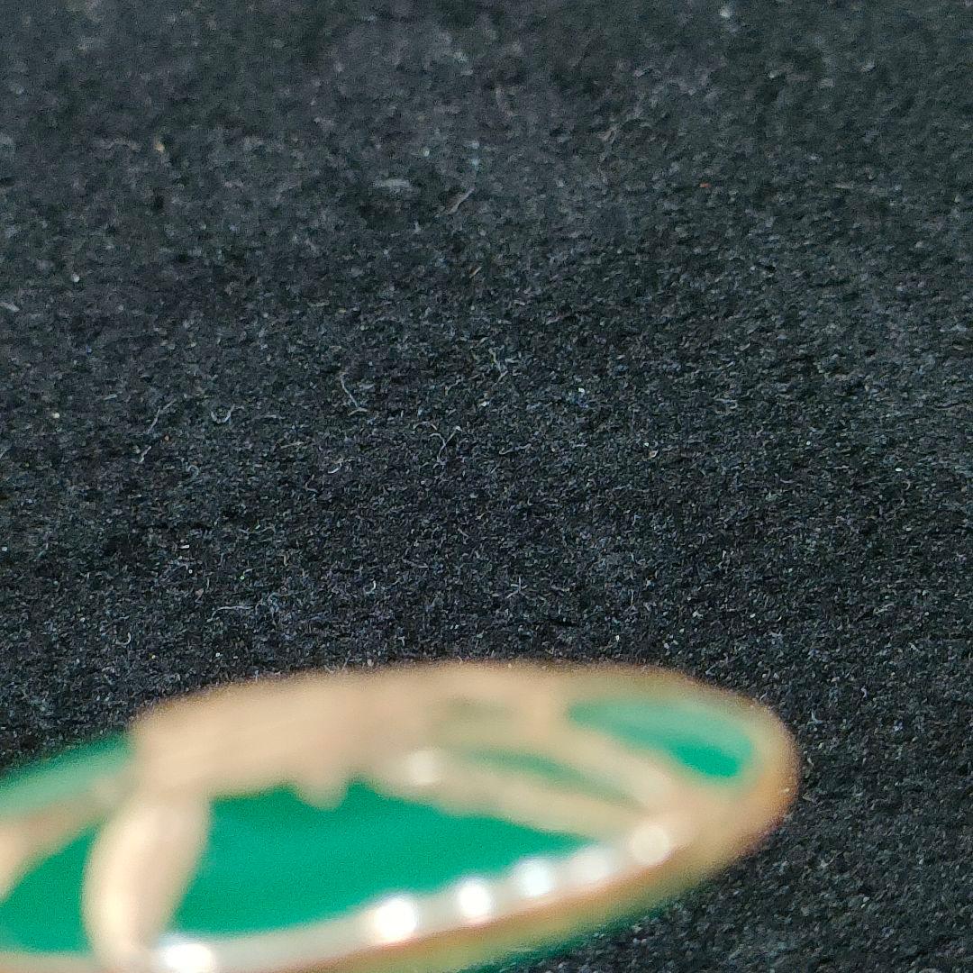 2AB73　翡翠　ペンダントトップ　14K