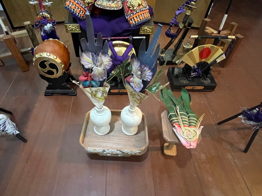 中古難あり　5月節句兜他飾り