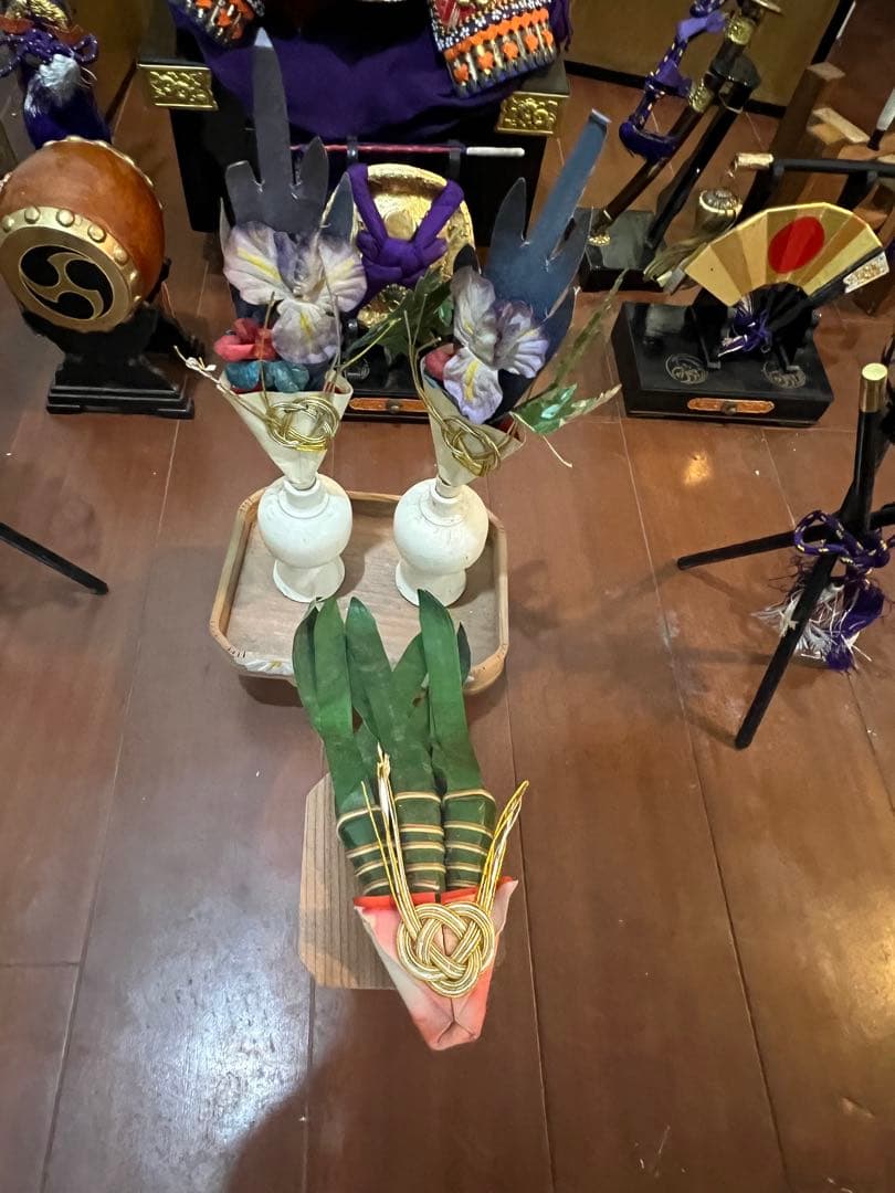 中古難あり　5月節句兜他飾り