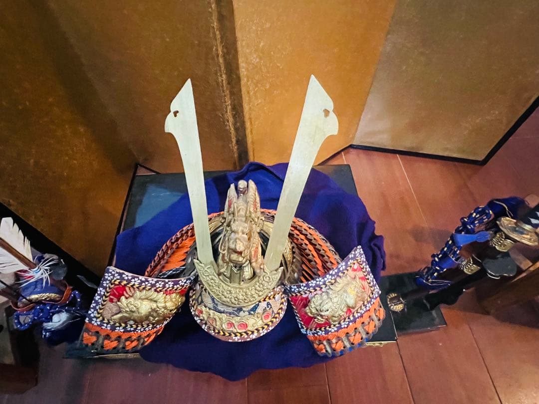 中古難あり　5月節句兜他飾り