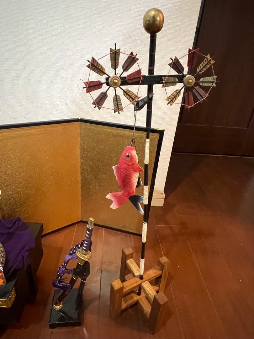 中古難あり　5月節句兜他飾り