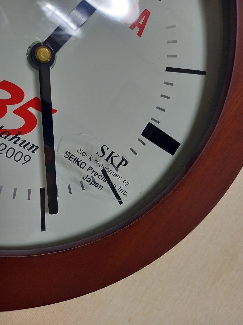 非売品　ヤマハ　ノベルティ　セイコー　プレシジョン　壁掛け時計