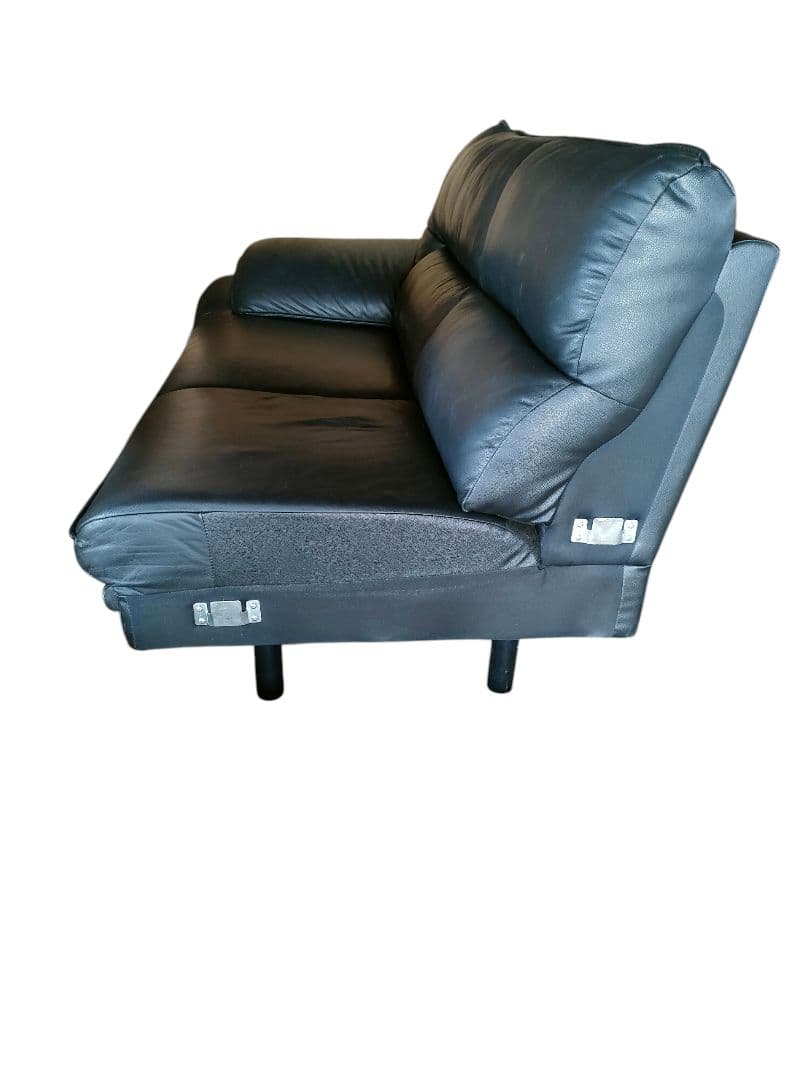 ニトリ　本革　L字カウチソファ 　クッション付き　地域限定配送