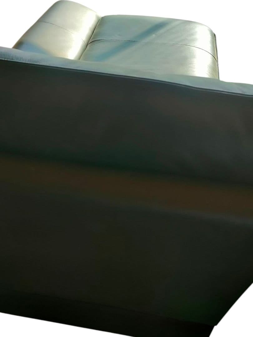 ニトリ　本革　L字カウチソファ 　クッション付き　地域限定配送