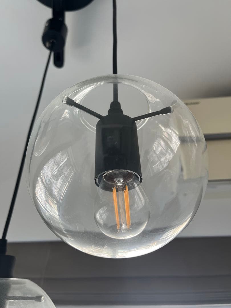 ペンダントライト3個セット三又ダクトレール工事不要コイズミ