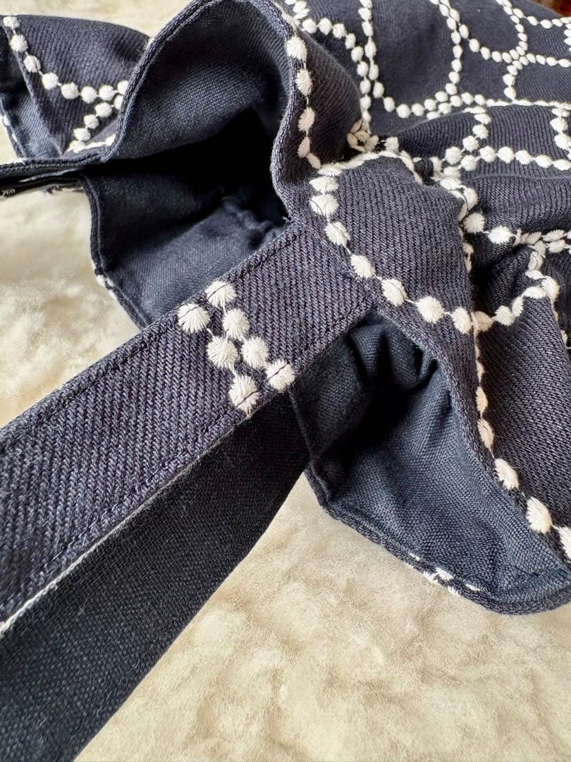 ミナペルホネン生地使用 ✳︎ tambourine 巾着バッグB