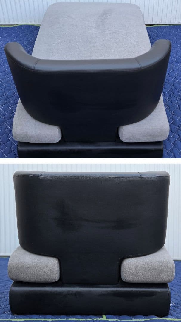 ニトリ 布張りカウチソファ ポーション2KD GYオットマンスタイル直接引取限定