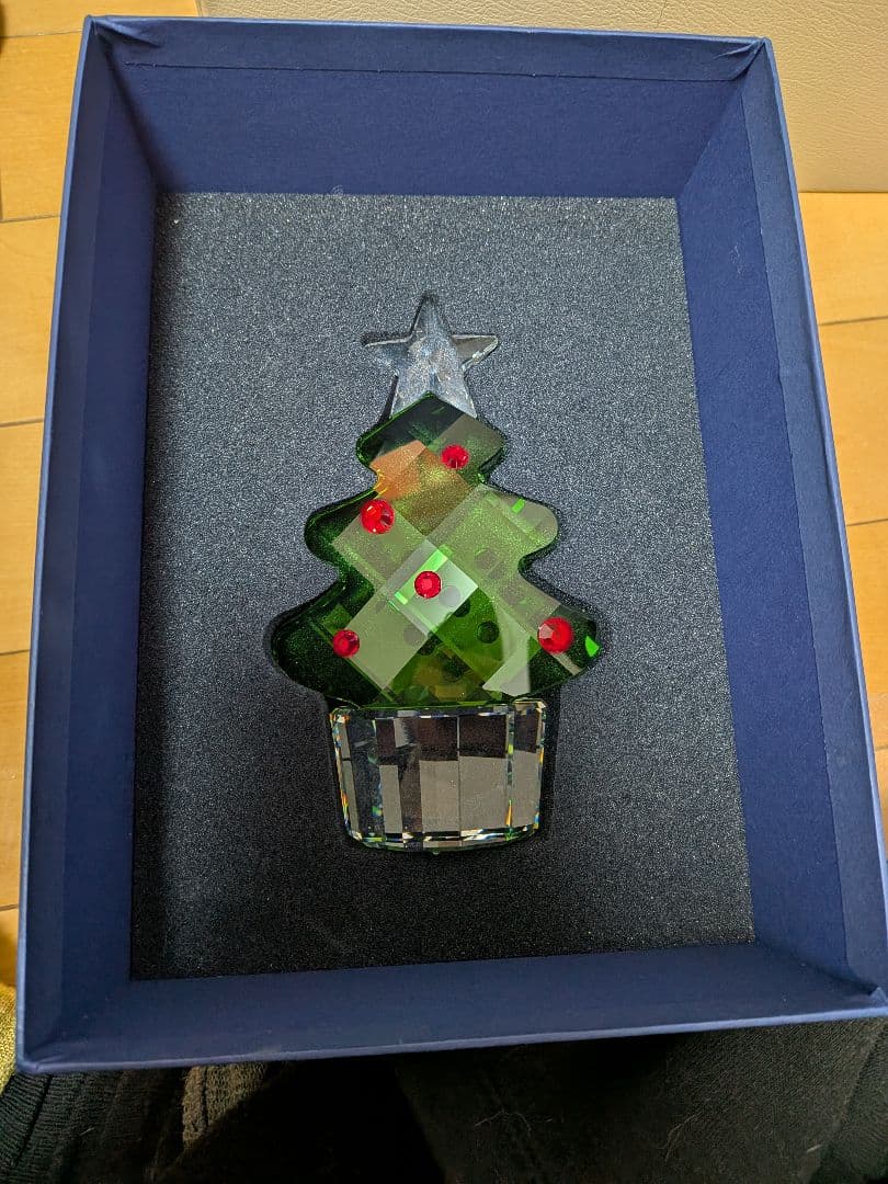 スワロフスキー　置物　クリスマスツリー　大