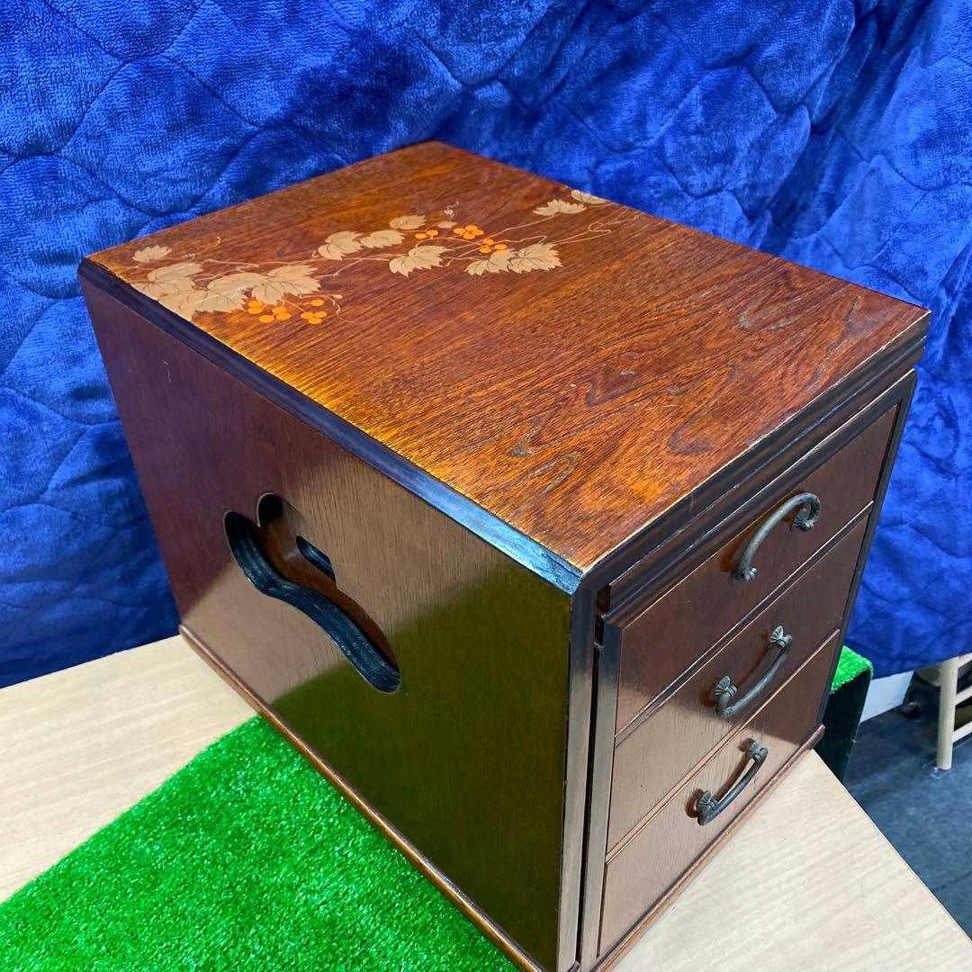 めもり　　　　　　　　　　アンティーク　木製　文机