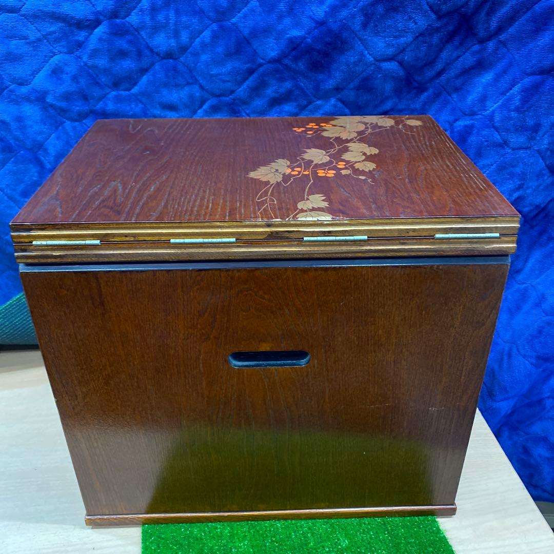 めもり　　　　　　　　　　アンティーク　木製　文机