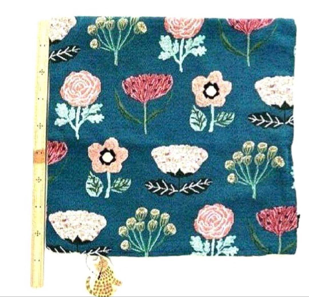 新品　松尾ミユキ　クッションカバー　フラワー 1　45×45cm　花柄