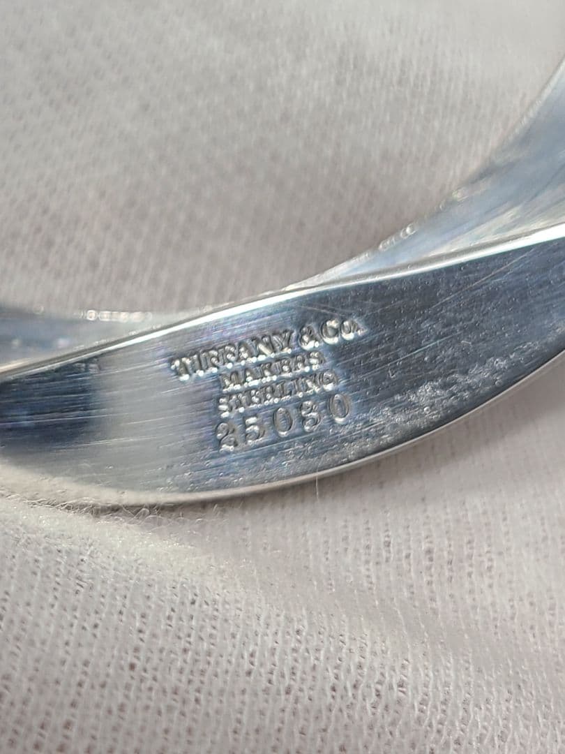 ティファニー フォトスタンド オーバル リボン 925