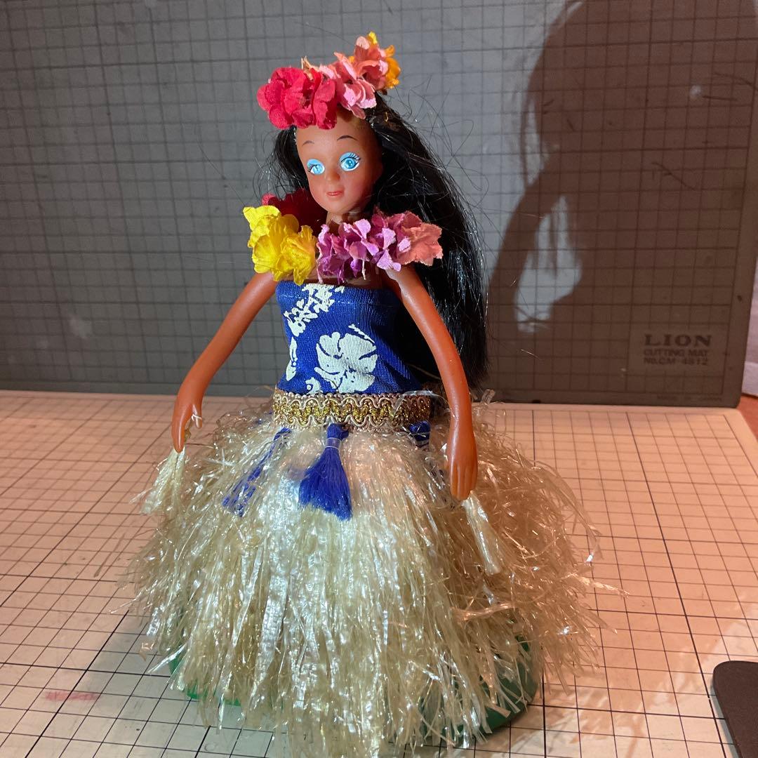 ハワイ ダッシュボード ハワイアン フラ ドール フラ人形 ヴィンテージ