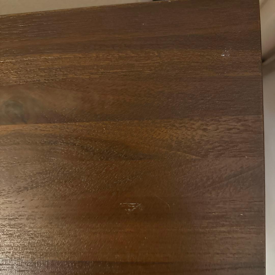 【ランドマーク】引出し付きローテーブル チーク 無垢