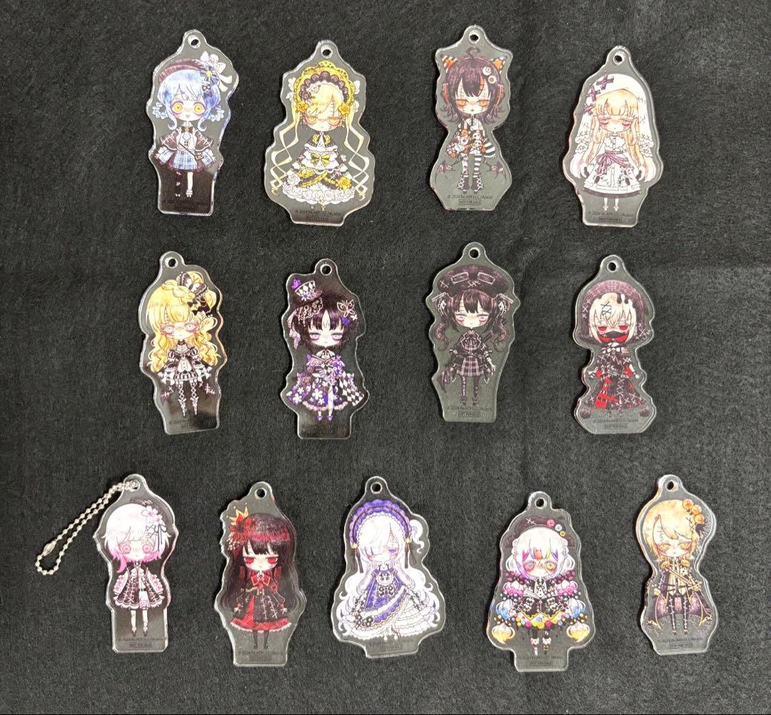 魔法少女ノ魔女裁判 GRA マルイ 特典 アクリルキーチェーン 13種コンプ