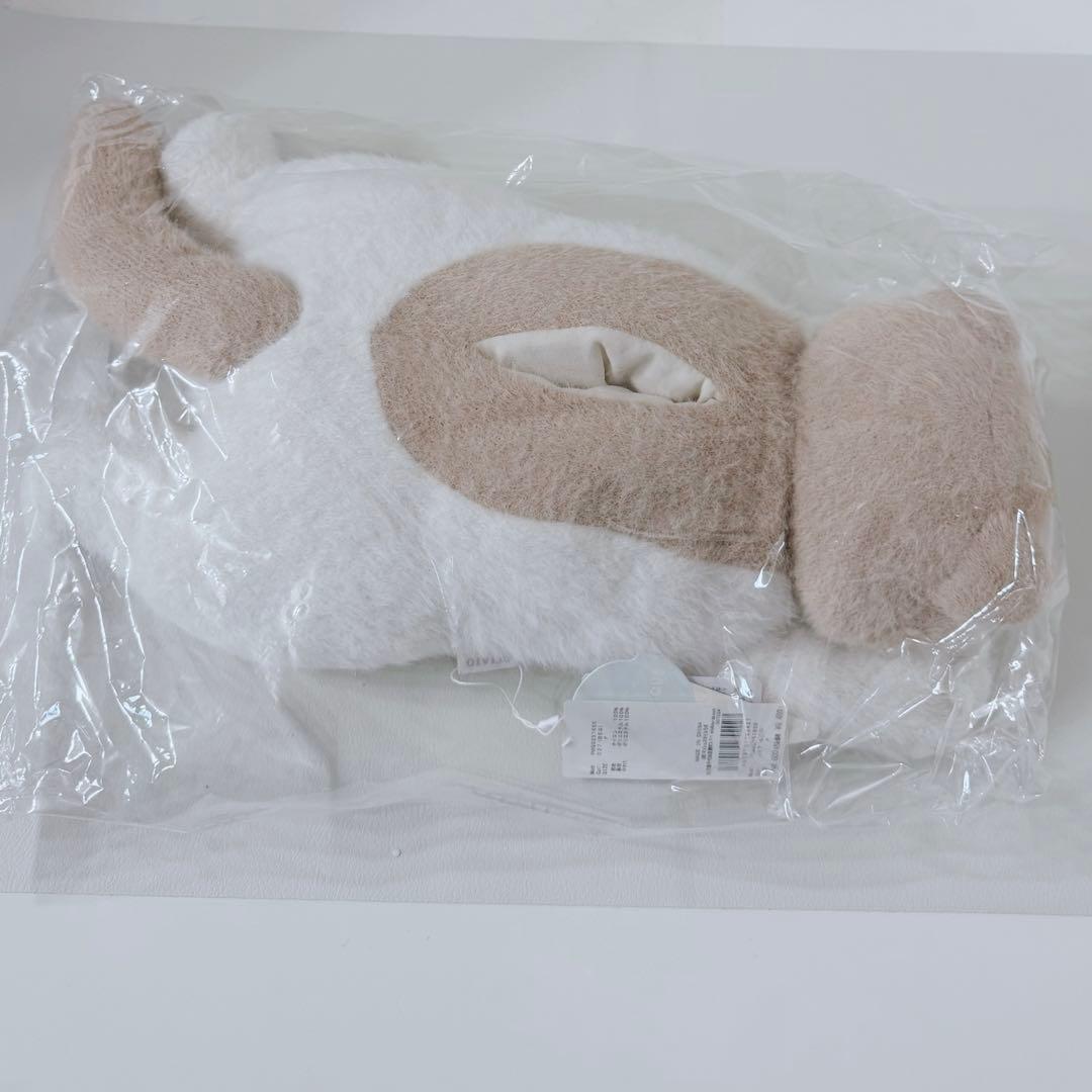 新品　ジェラートピケ　CATティッシュケース　ベージュ　ジェラピケ　完売品