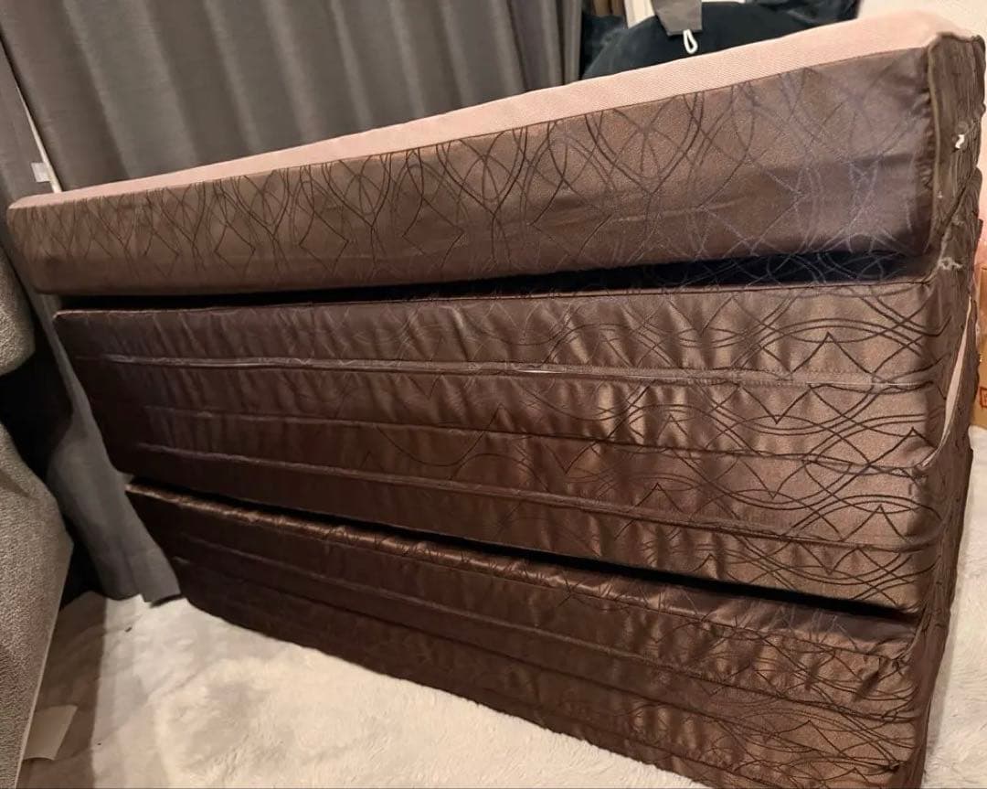 【ほぼ未使用・最終値下げ】じふん敷ふとん「頂」シングルマットレス 付属品全てあり