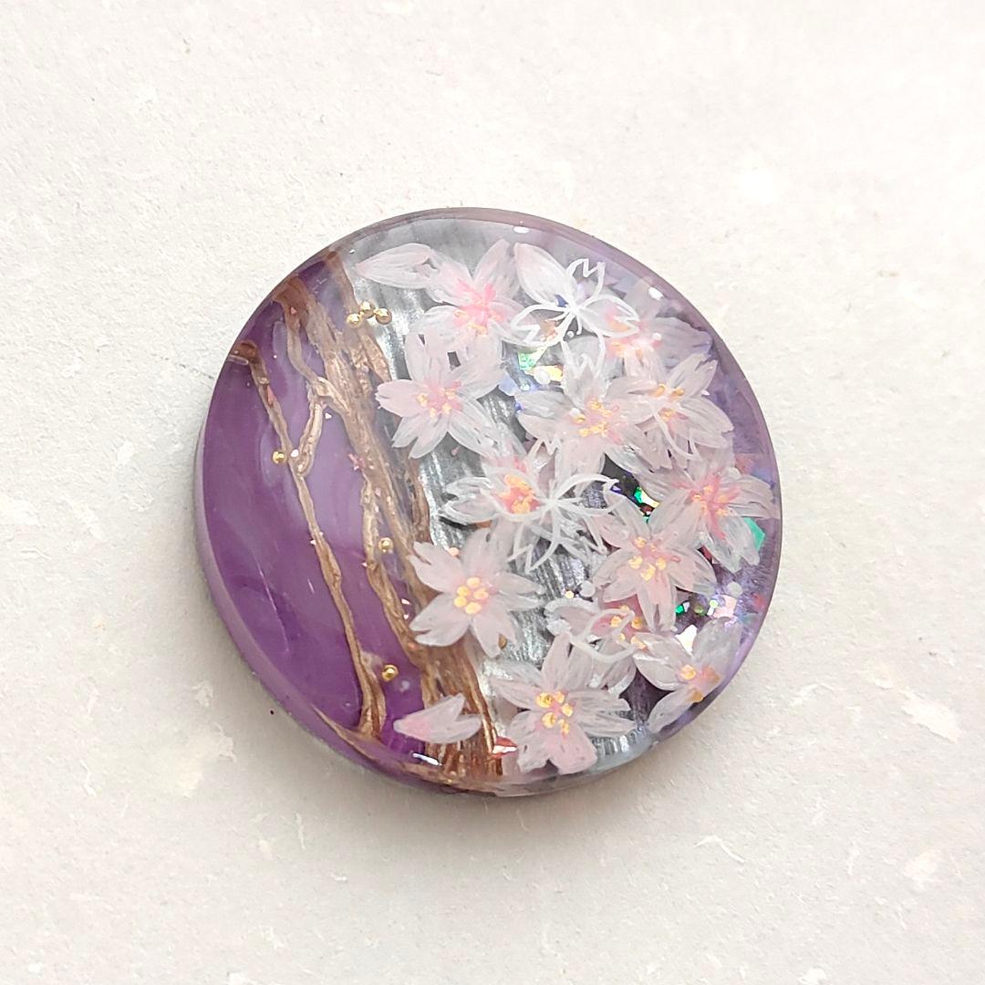 【735】ハンドメイド　レジン　ヘアゴム　ポニーフック