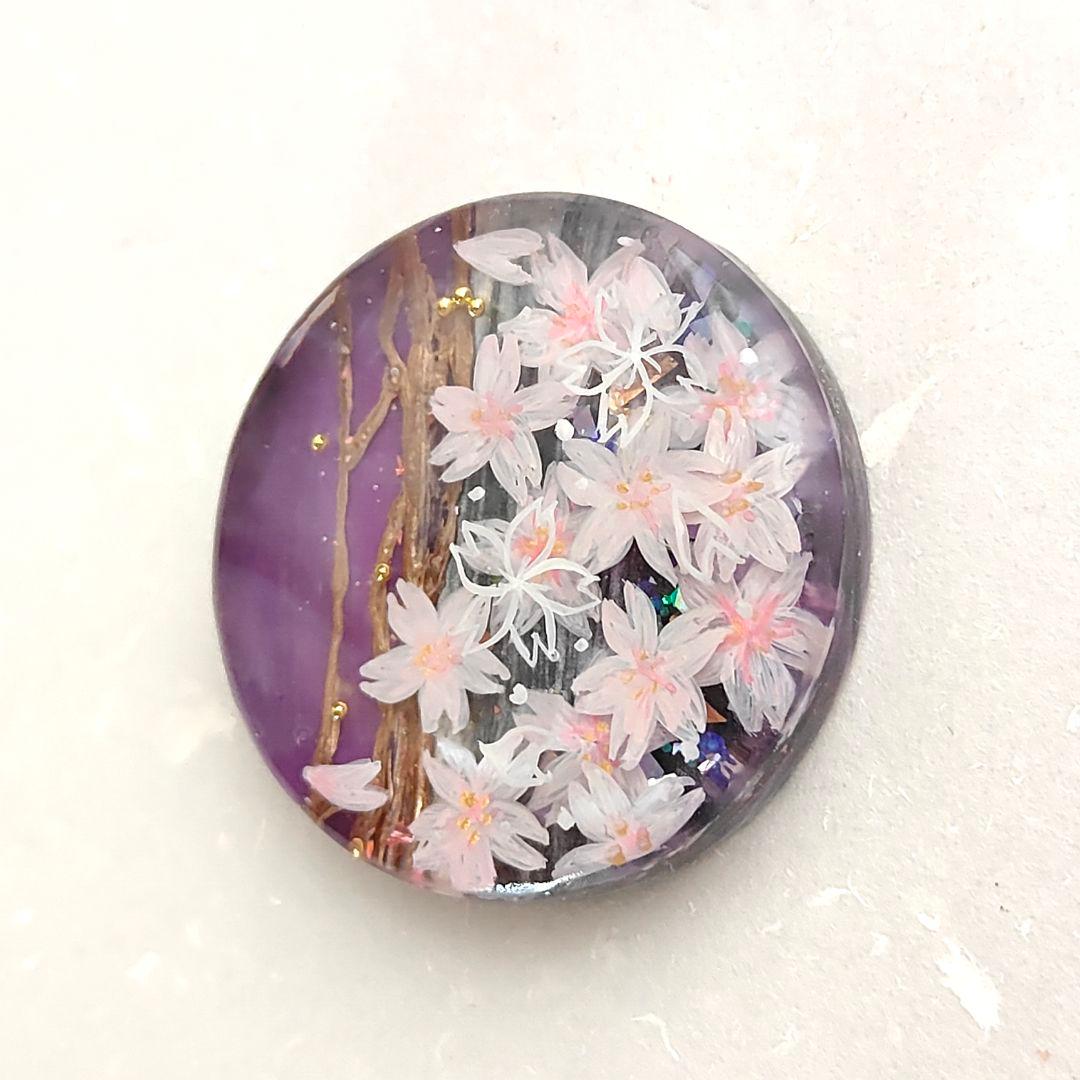 【735】ハンドメイド　レジン　ヘアゴム　ポニーフック