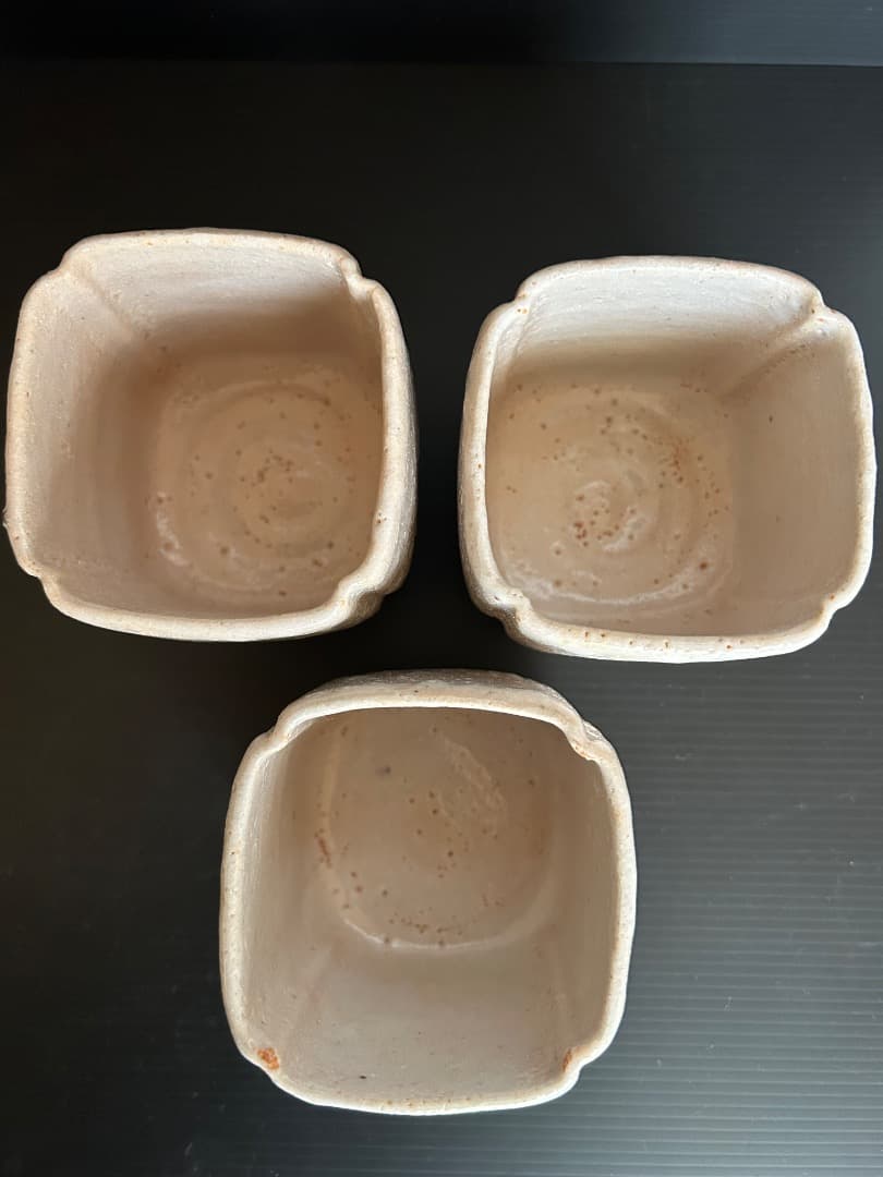 志野 向付 5客 (豊場惺也 作)