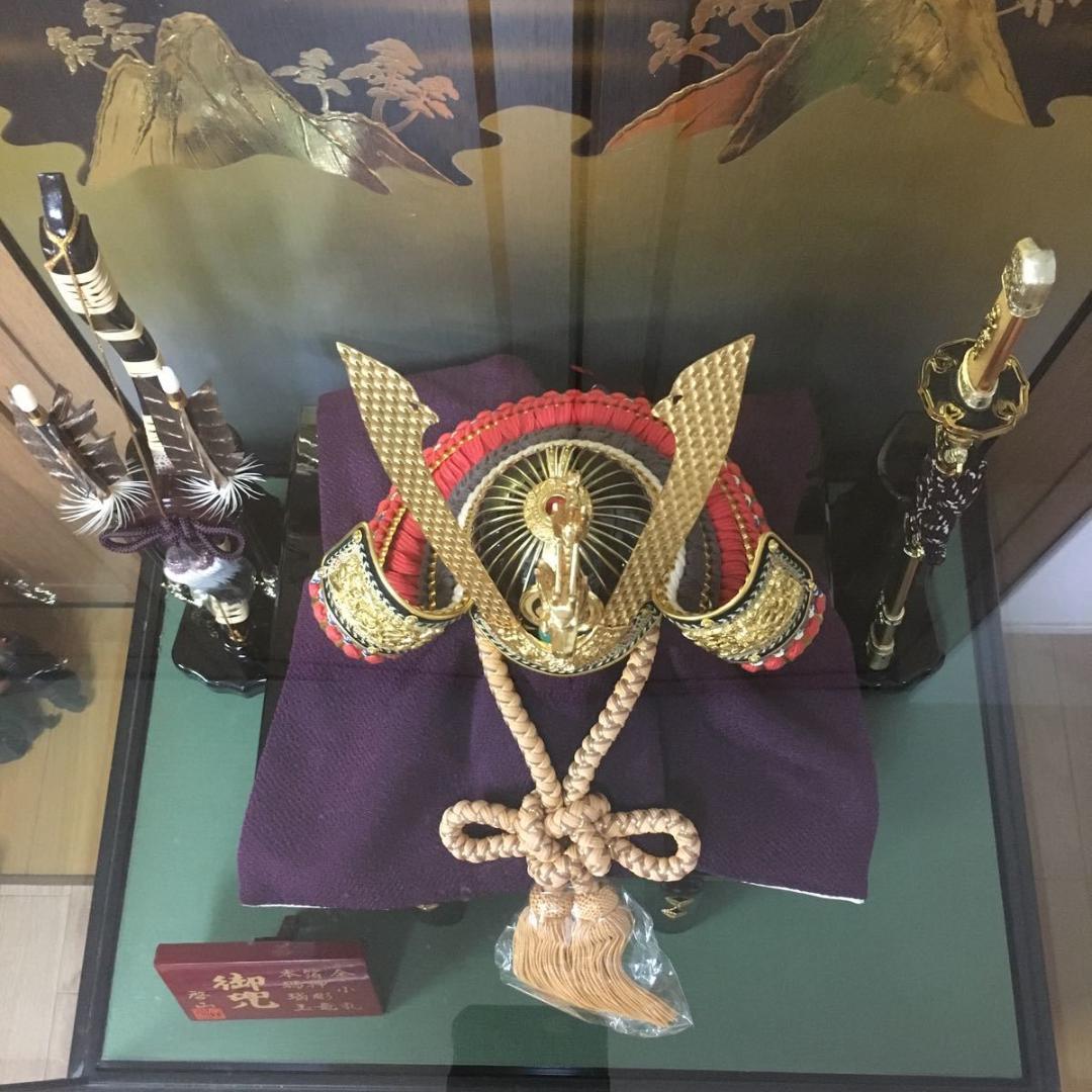 秀月 端午の節句 兜セット T3335