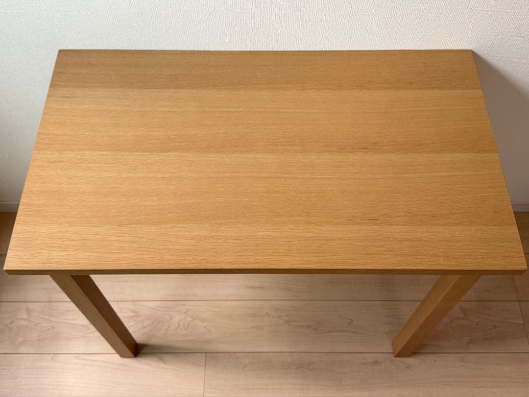 無印　オーク材　学習机　幅８７cm