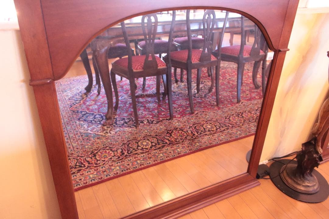 イタリア ウォールミラー 鏡 レトロ ヴィンテージミラー 大きめ