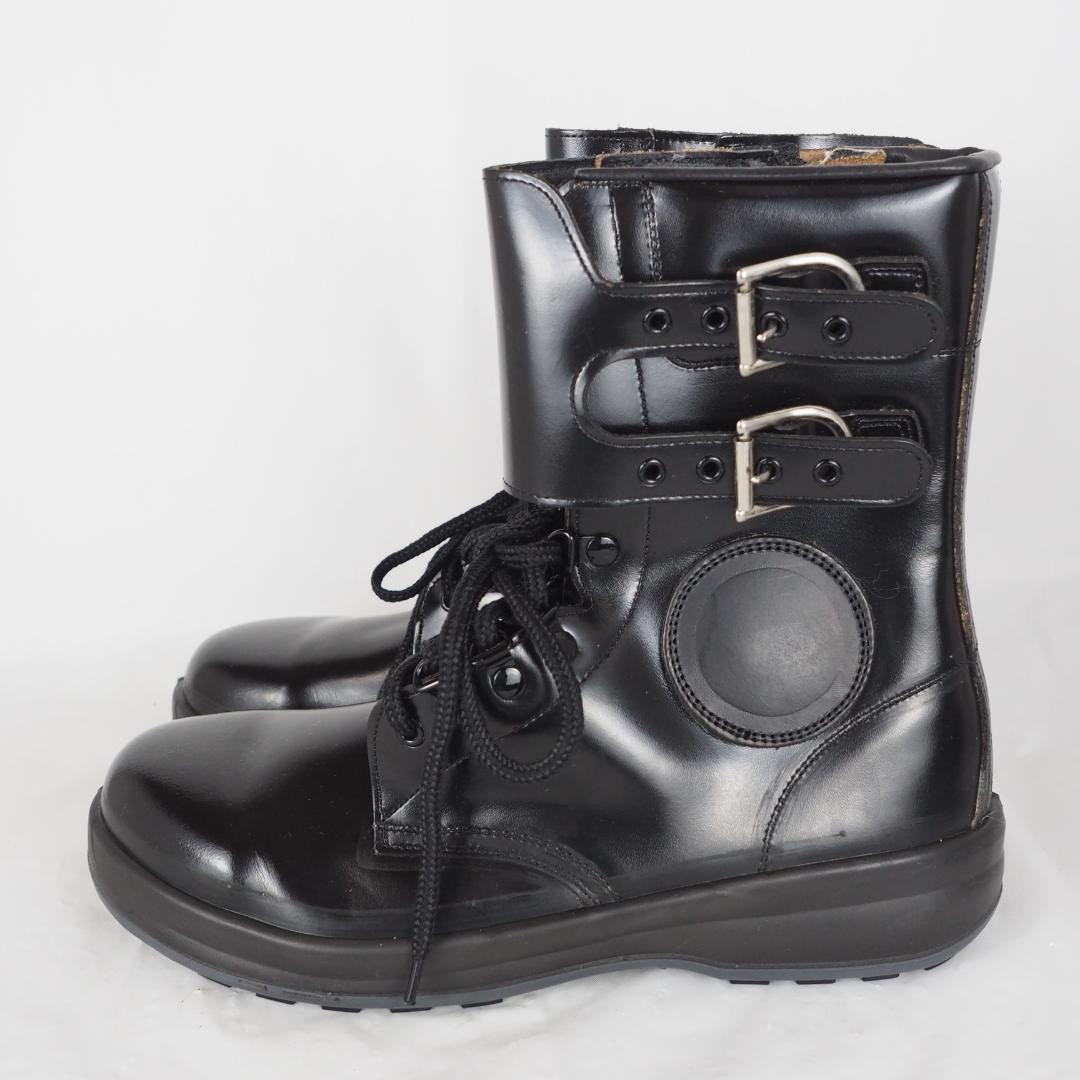 G0760*Shimon*安全靴*半長靴*警備靴*25.5cm3E*黒