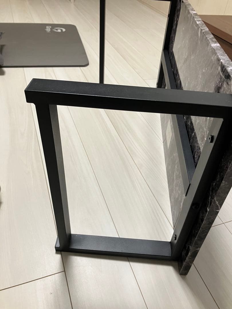 グレー大理石模様センターテーブル