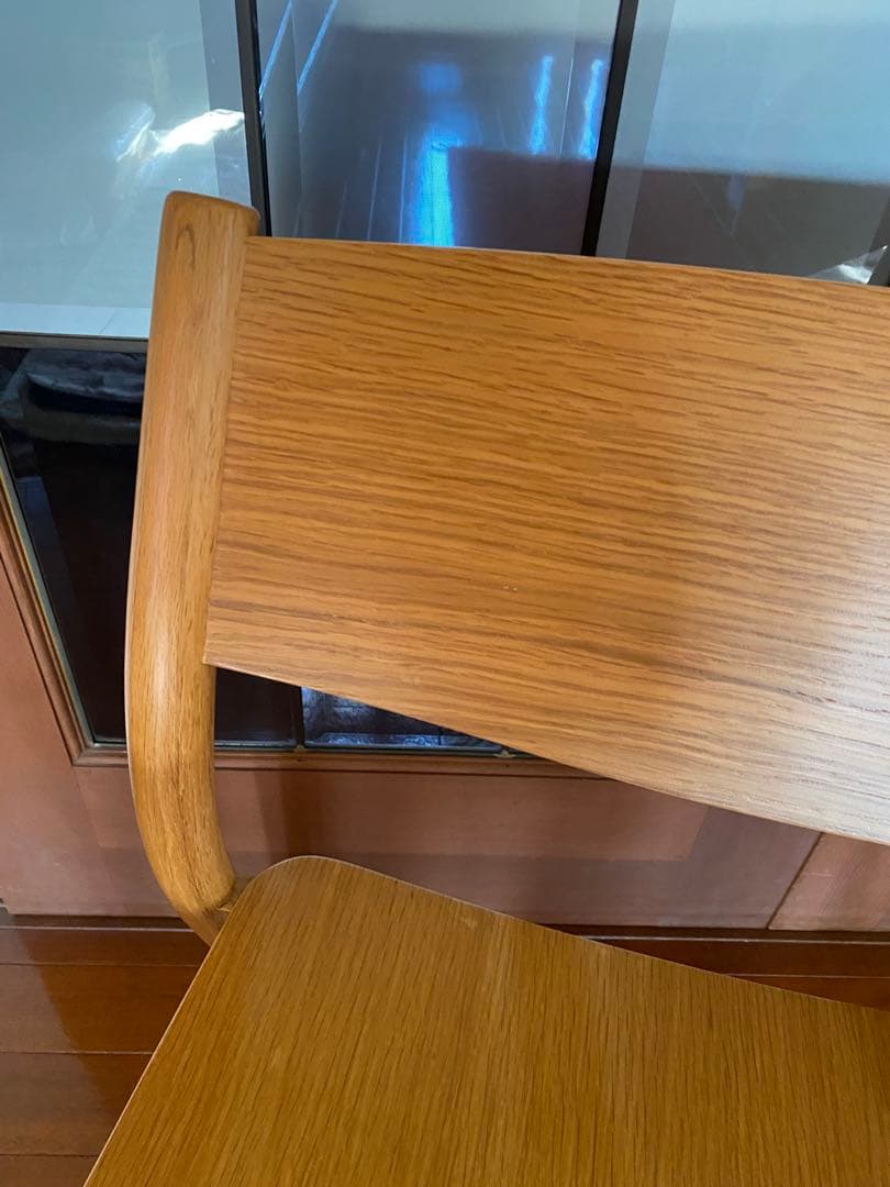 無印良品　オーク材ラウンジチェア