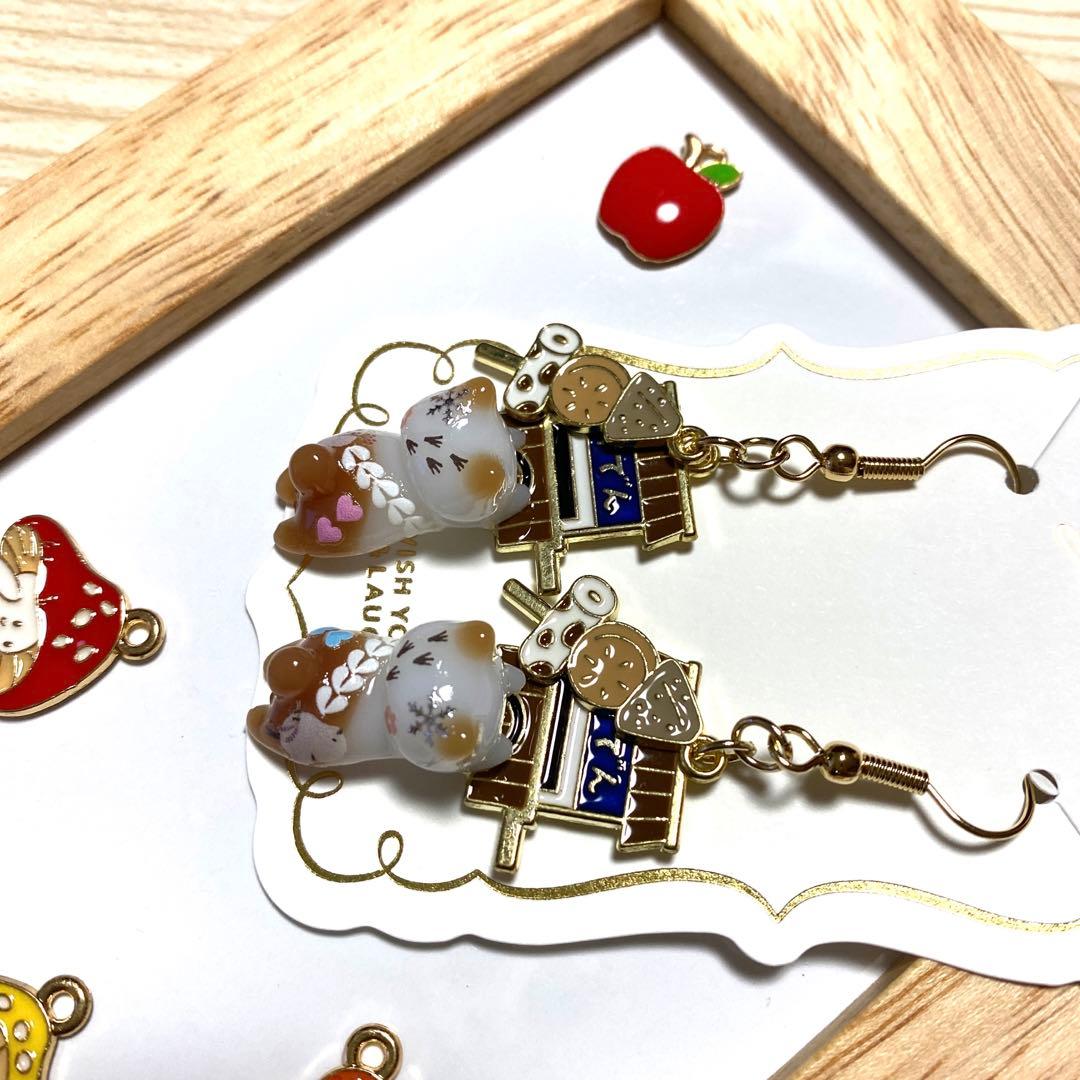 ☆おでんとほっこりWinter猫ちゃんピアス☆