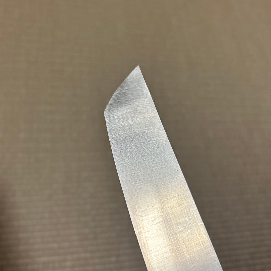 尺三　先丸　V金10号　本焼　包丁　和包丁　黒檀　柳刃　刺身　鬼反り