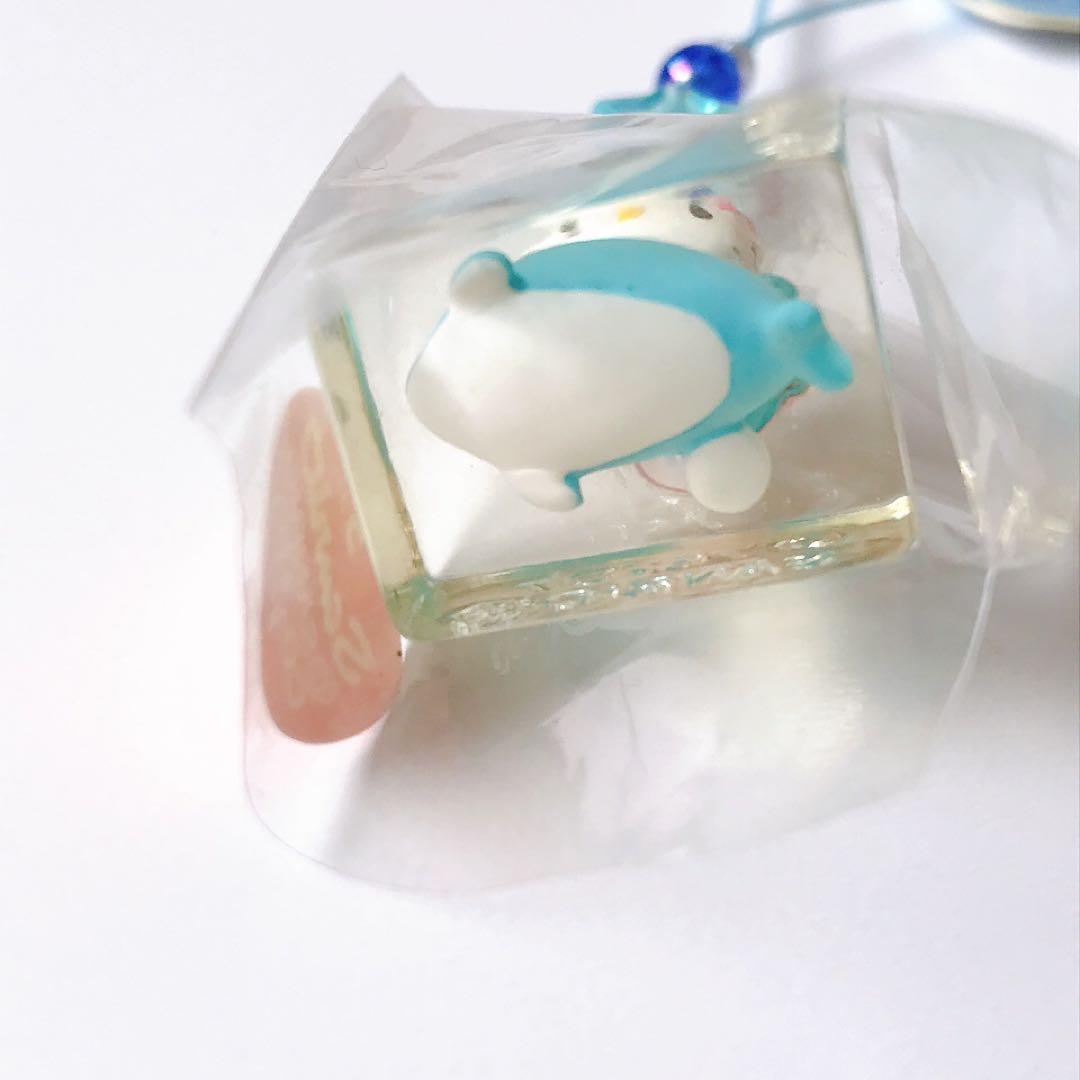 ご当地キティ☆水族館限定☆クリアキューブ☆根付け☆ストラップ