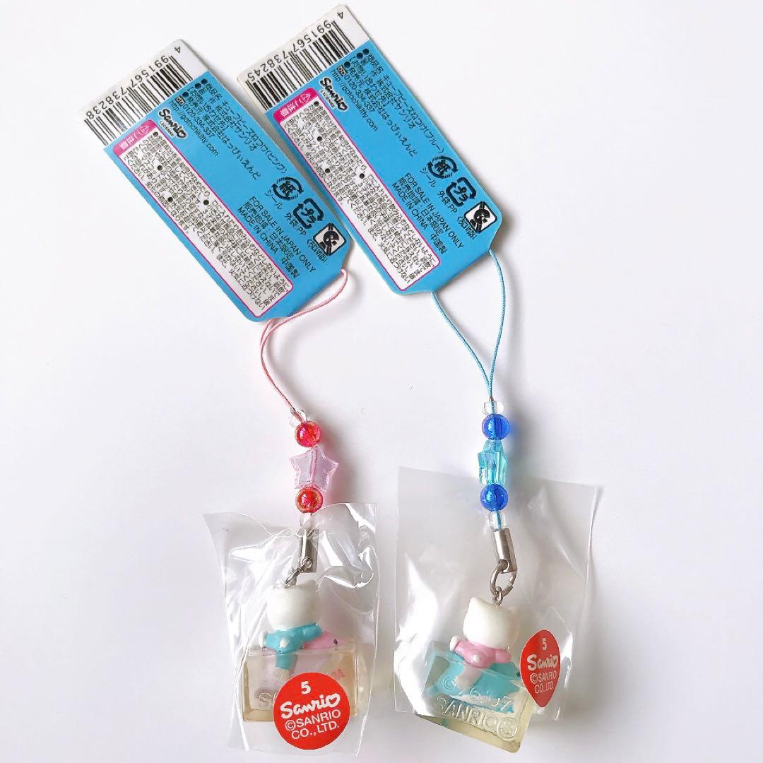 ご当地キティ☆水族館限定☆クリアキューブ☆根付け☆ストラップ