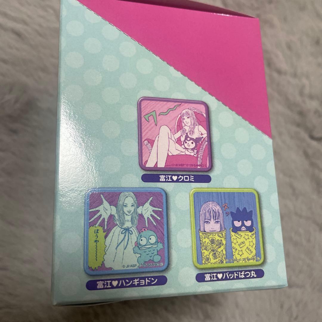伊藤潤二×サンリオ スクエア缶バッジ 全6種セット パロディ 富江