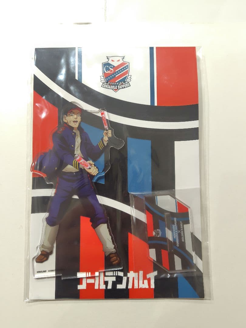 北海道コンサドーレ札幌×ゴールデンカムイ アクスタ 缶バッジ 尾形