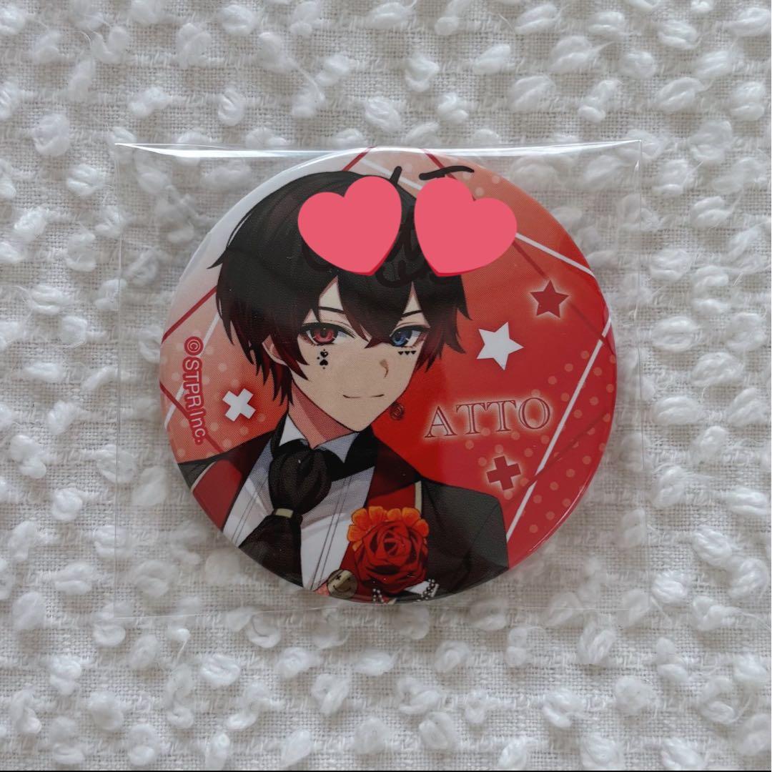 AMPTAK あっとくん あっと サイン入り缶バッジ - メルカリ