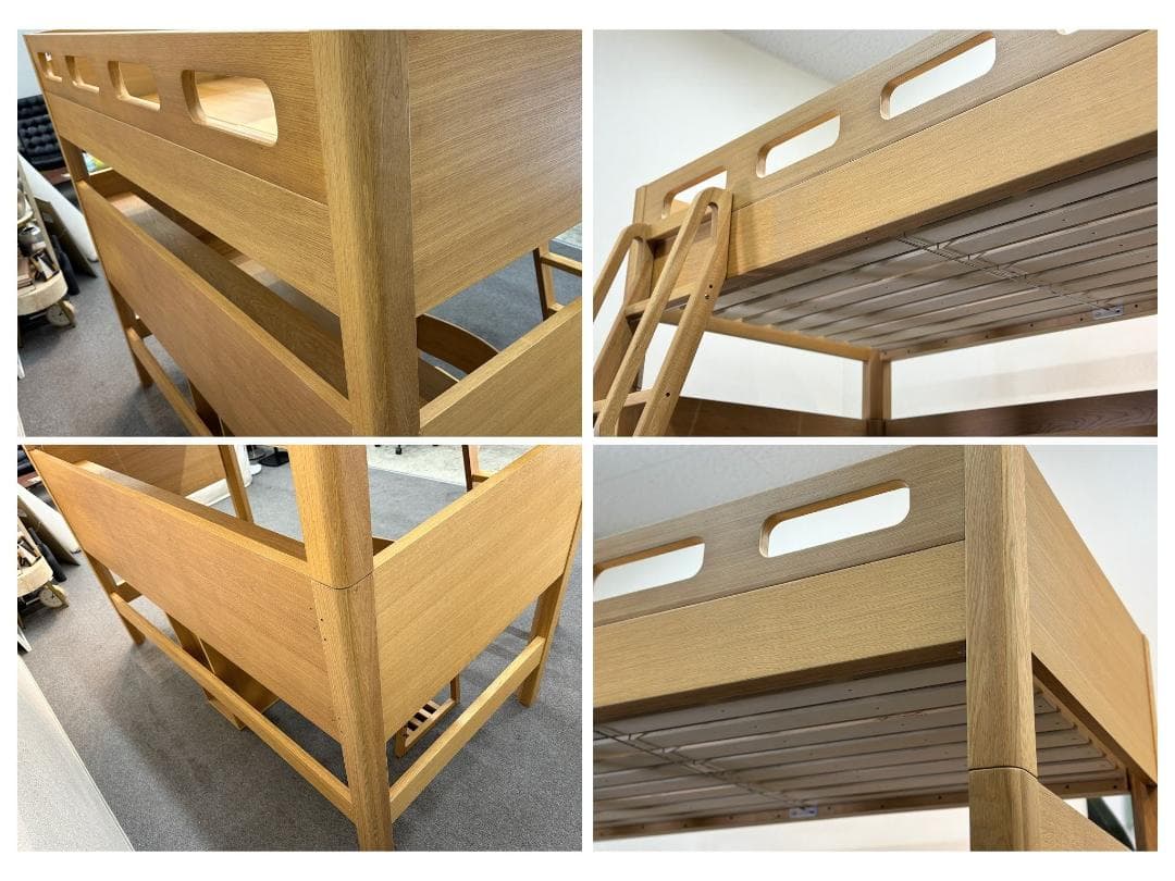 入学準備に■アクタス■FUZZLE　ロフトベッドセット　キッズ　ベッド＆デスク