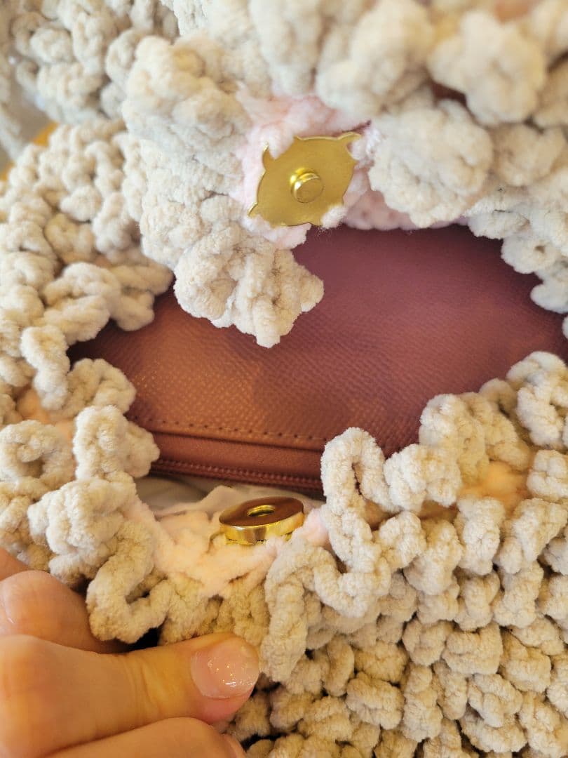 手編み ショルダーバッグ ハンドメイド