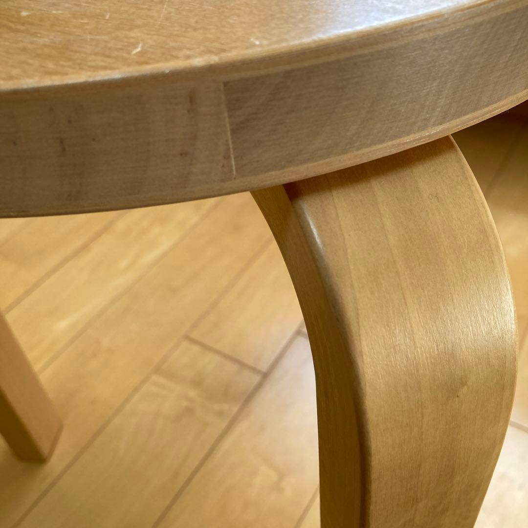 artek スツール60 中古　80周年焼き印あり　アアルト　アルテック