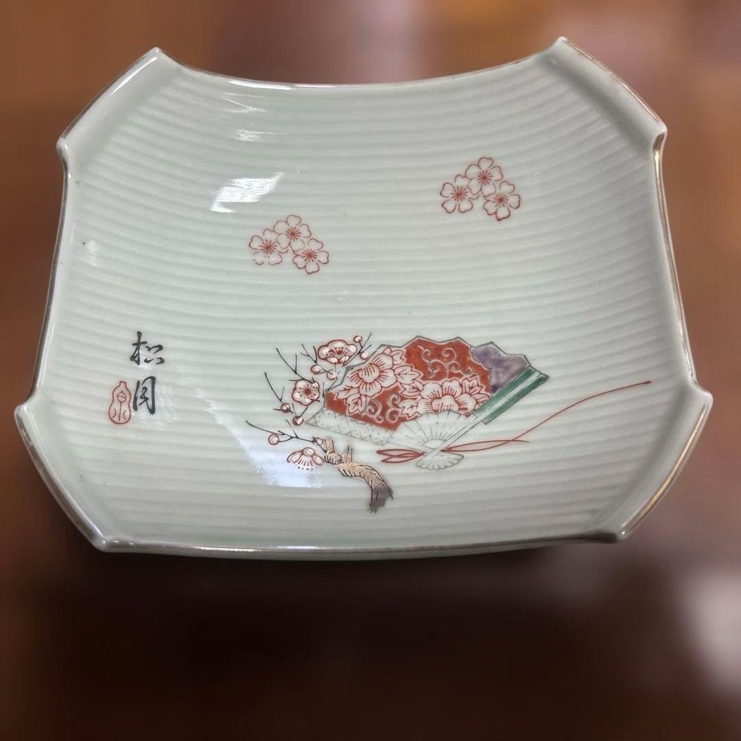 昭和レトロ　有田焼 刺身皿と醤油皿のセット計36枚