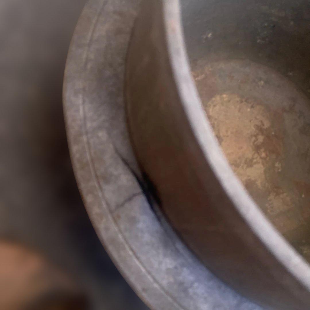 古民具 鉄製羽釜(蓋付き) ／ 和せいろ蒸し器 お餅つき用具