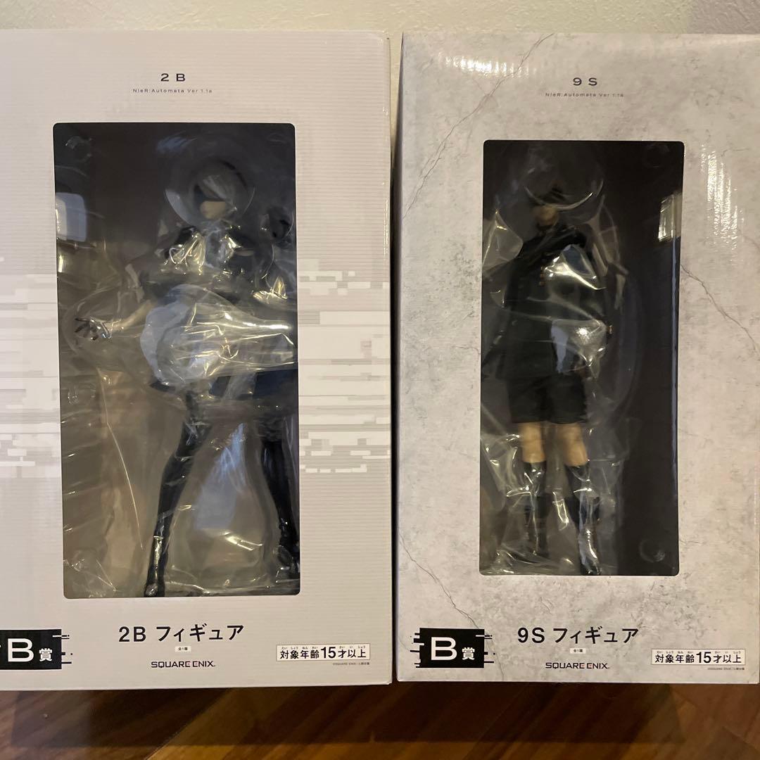 新品 NieR:Automata スクエニ 放送記念くじフィギュア 2B 9S