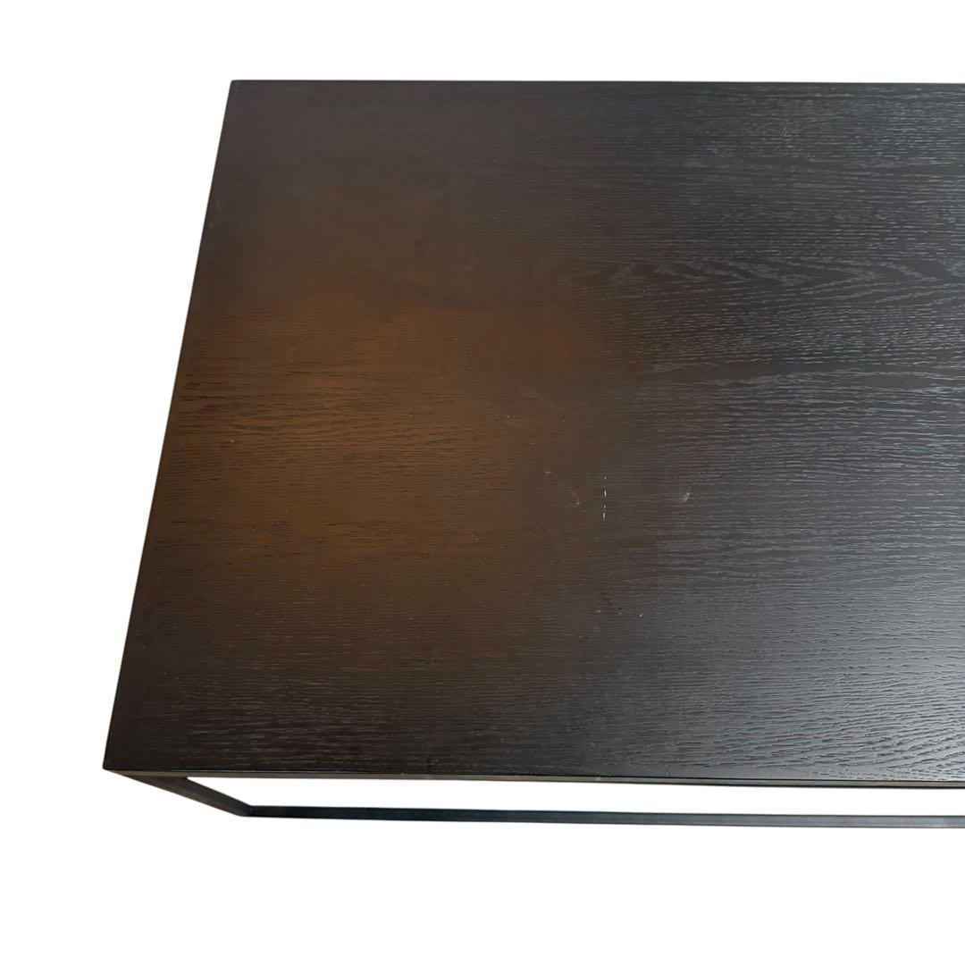 東谷 ネストローテーブル2個セット 大理石調×オーク