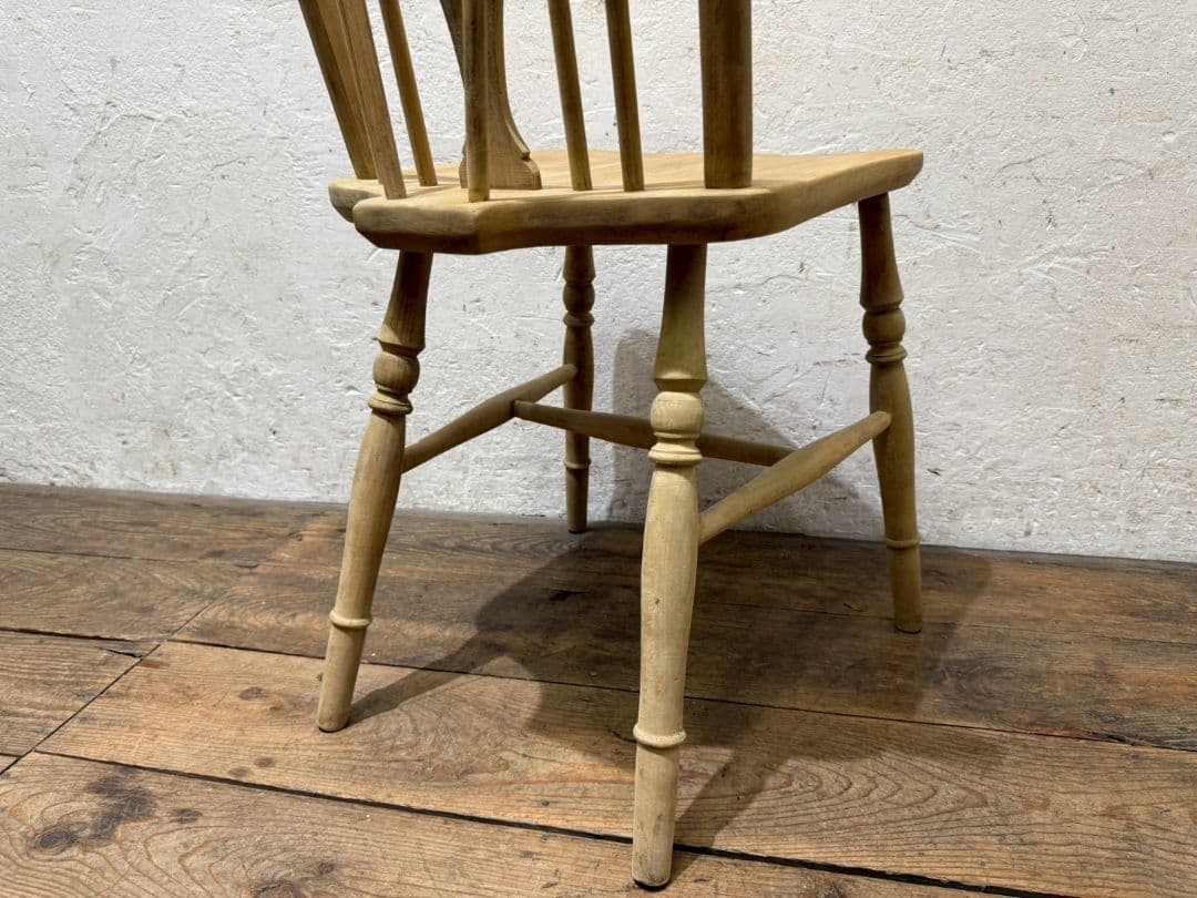 1153 ③英国アンティーク　ホイールバックチェア　イス　ウインザー　店舗什器