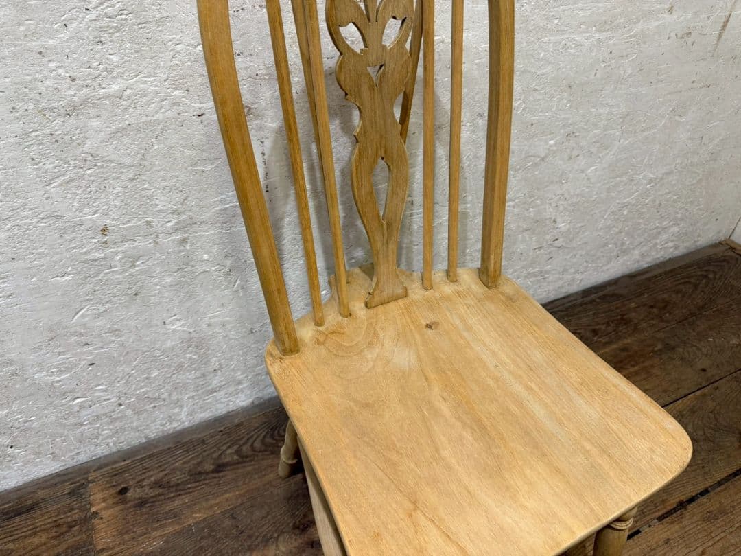 1153 ③英国アンティーク　ホイールバックチェア　イス　ウインザー　店舗什器