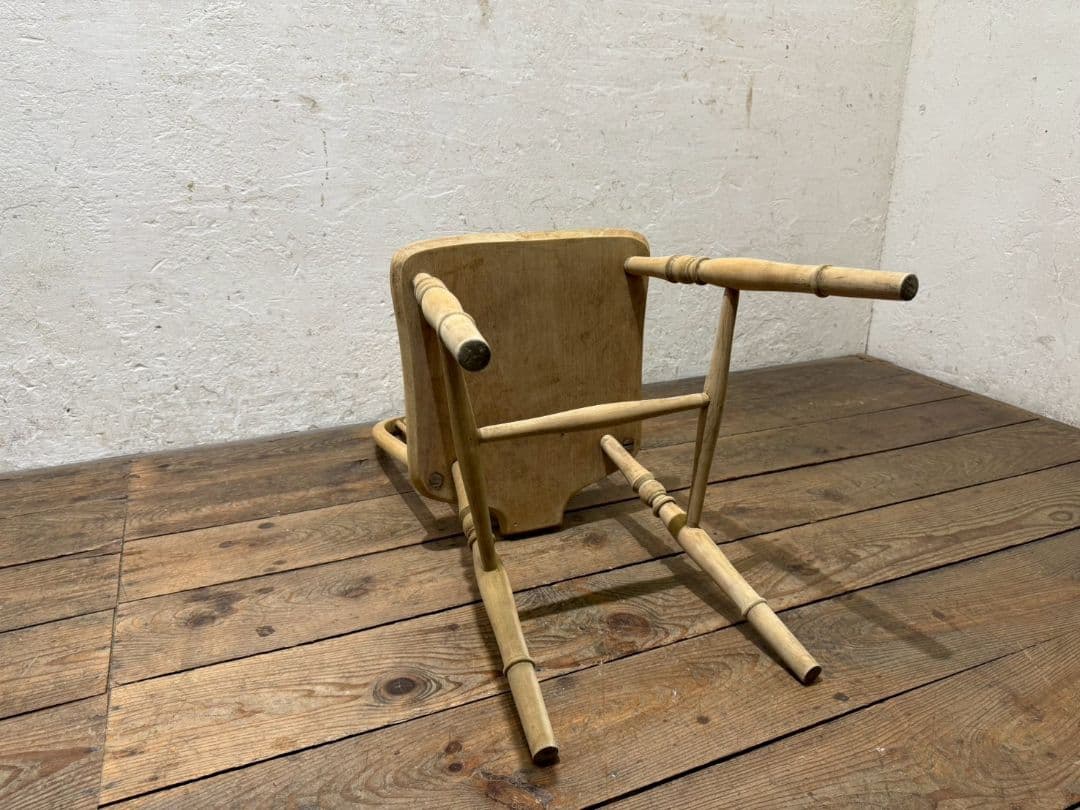 1153 ③英国アンティーク　ホイールバックチェア　イス　ウインザー　店舗什器