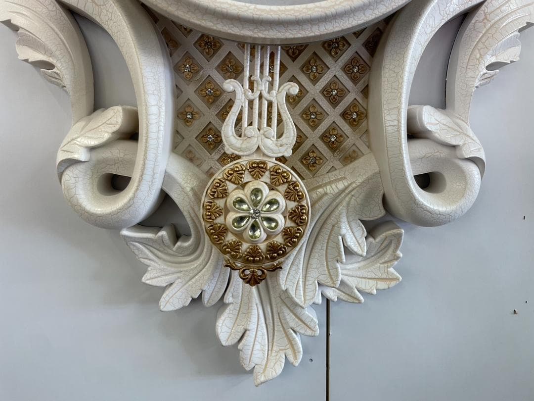 ロココ 掛け時計 クロック プリンセス 時計 アンティーク ヨーロピアン 輸入