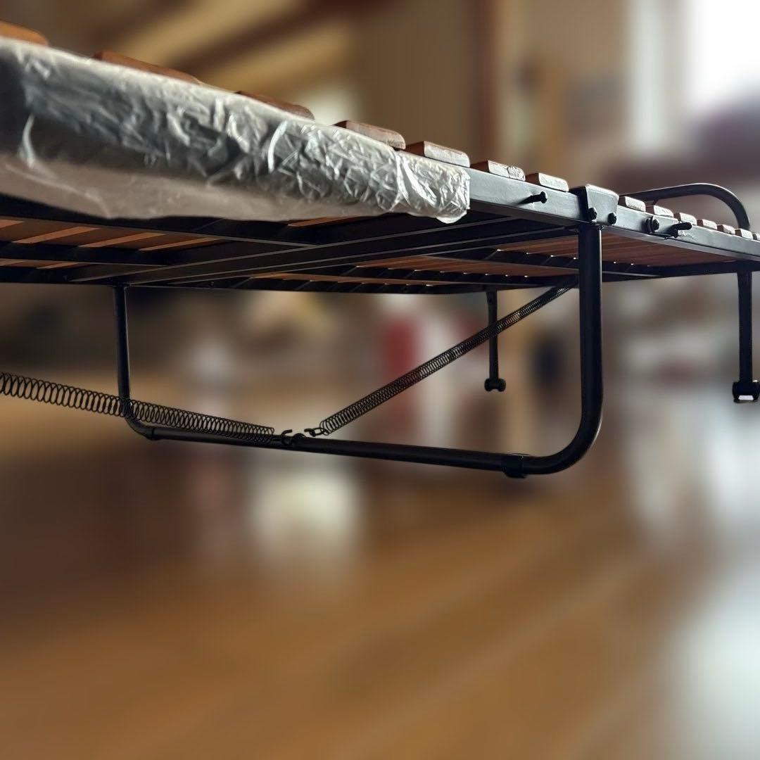 折りたたみベッド シングルサイズ 木製スラット